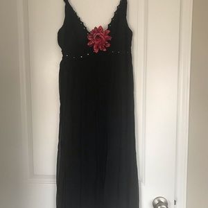 Black cocktail dress